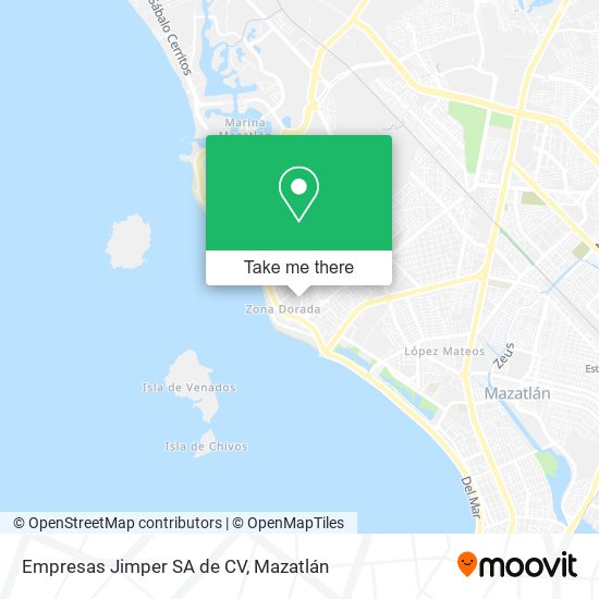 Mapa de Empresas Jimper SA de CV