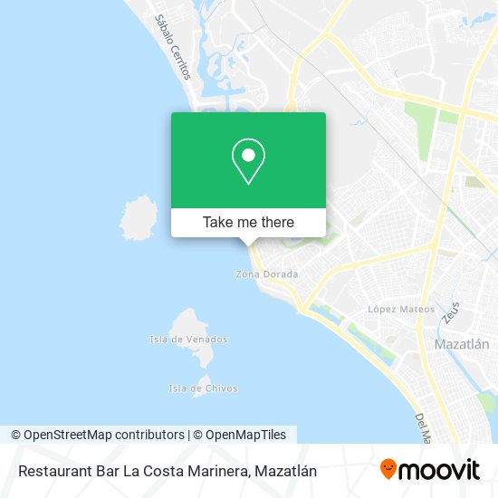 Mapa de Restaurant Bar La Costa Marinera