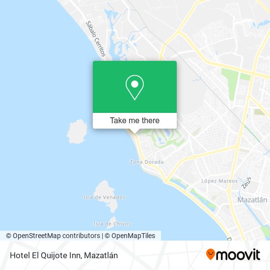 Hotel El Quijote Inn map