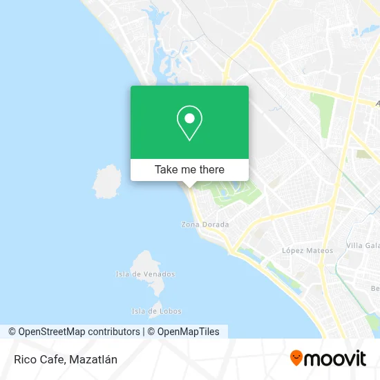 Rico Cafe map