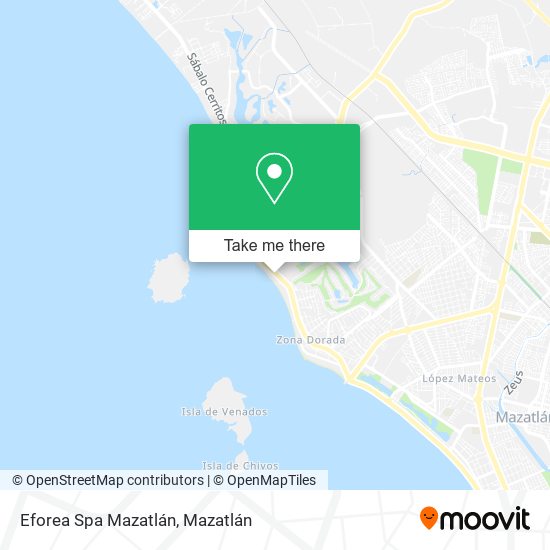 Eforea Spa Mazatlán map