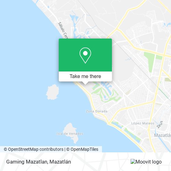 Mapa de Gaming Mazatlan