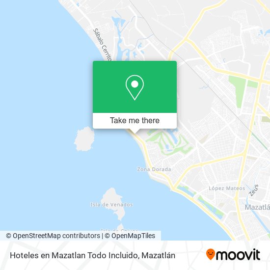 Hoteles en Mazatlan Todo Incluido map