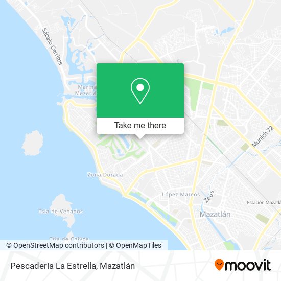 Pescadería La Estrella map