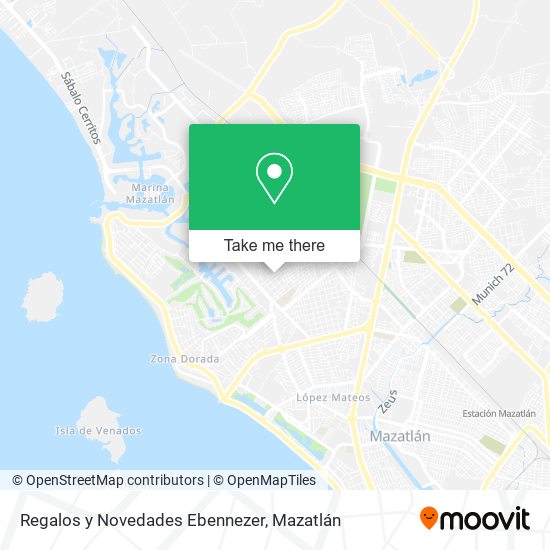 Regalos y Novedades Ebennezer map
