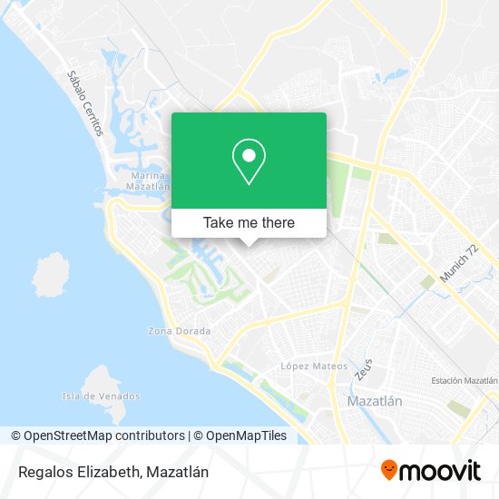 Regalos Elizabeth map