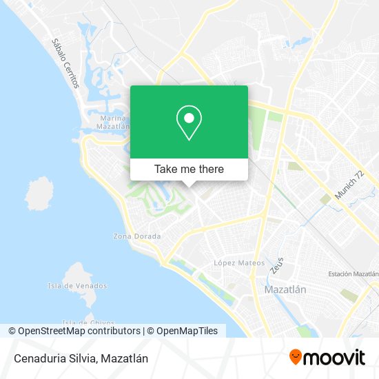 Cenaduria Silvia map