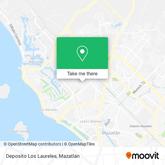 Deposito Los Laureles map