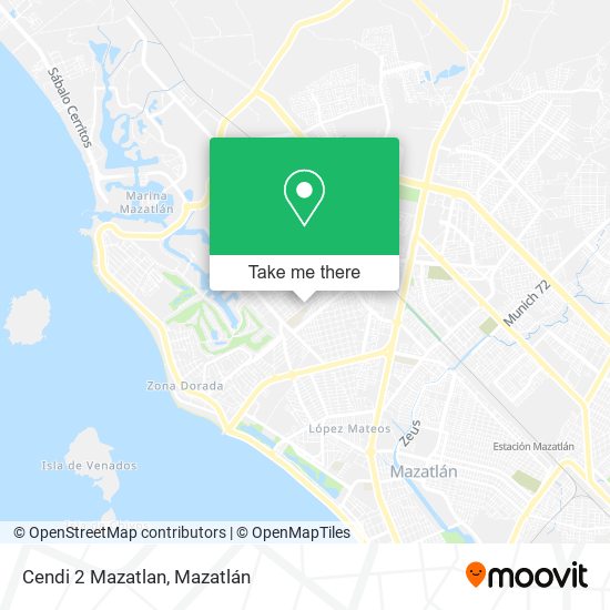 Cendi 2 Mazatlan map