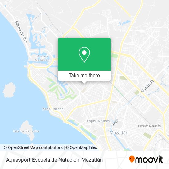 Aquasport Escuela de Natación map