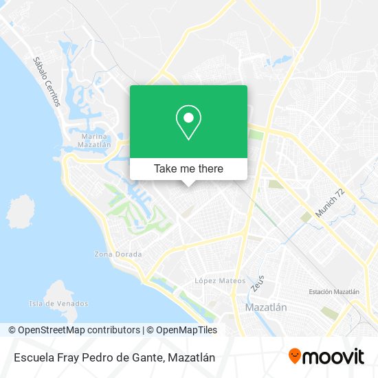 Escuela Fray Pedro de Gante map