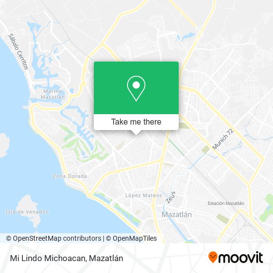 Mapa de Mi Lindo Michoacan