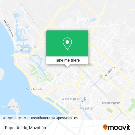 Mapa de Ropa Usada