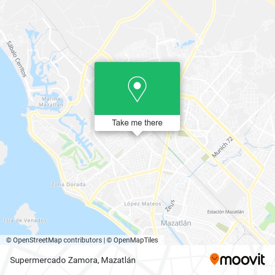 Supermercado Zamora map