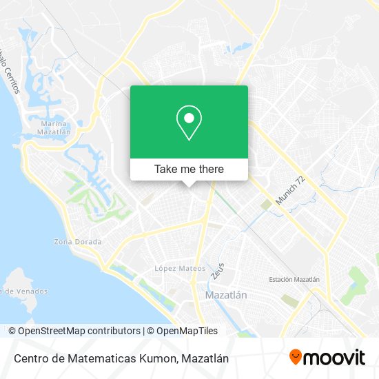 Centro de Matematicas Kumon map