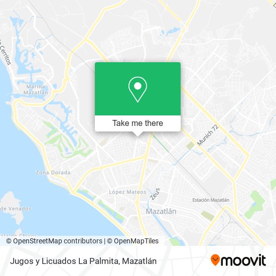 Jugos y Licuados La Palmita map