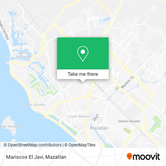 Mariscos El Javi map
