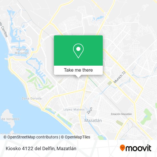 Mapa de Kiosko 4122 del Delfín