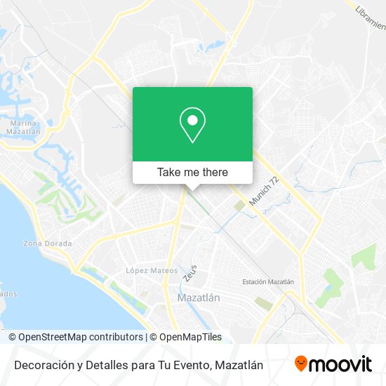Decoración y Detalles para Tu Evento map