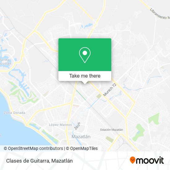 Clases de Guitarra map
