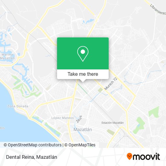 Mapa de Dental Reina