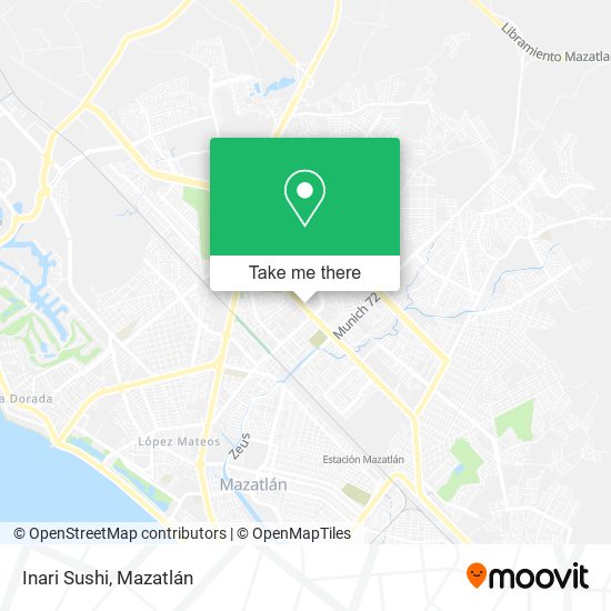 Mapa de Inari Sushi