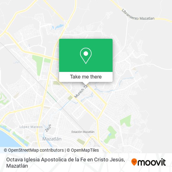 Mapa de Octava Iglesia Apostolica de la Fe en Cristo Jesús