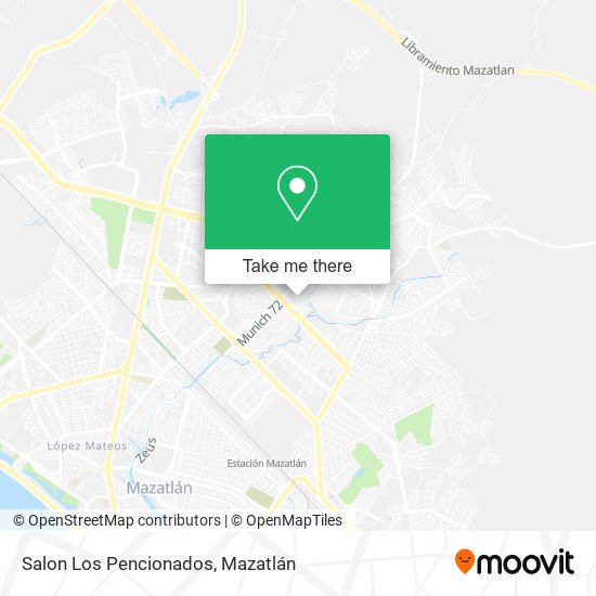 Salon Los Pencionados map