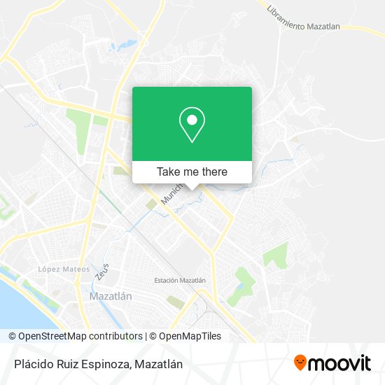 Mapa de Plácido Ruiz Espinoza