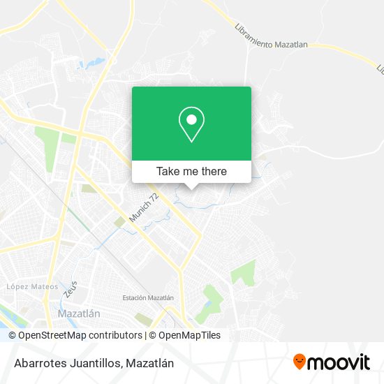 Abarrotes Juantillos map