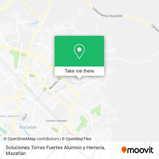 Soluciones Torres Fuertes Alumnio y Herrería map