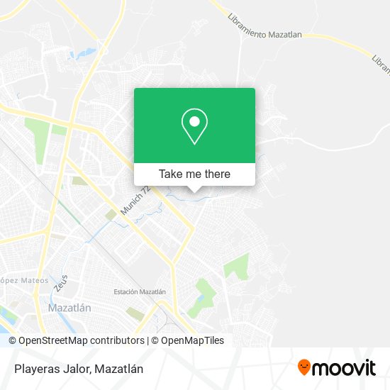 Mapa de Playeras Jalor