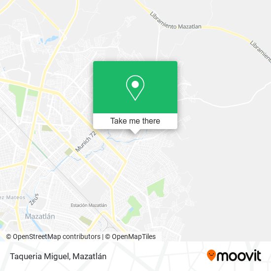 Taqueria Miguel map