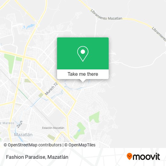 Fashion Paradise map