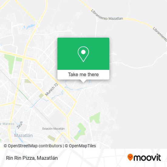 Rin Rin Pizza map