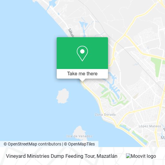 Vineyard Ministries Dump Feeding Tour map