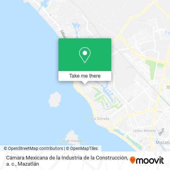 Cámara Mexicana de la Industria de la Construcción, a. c. map
