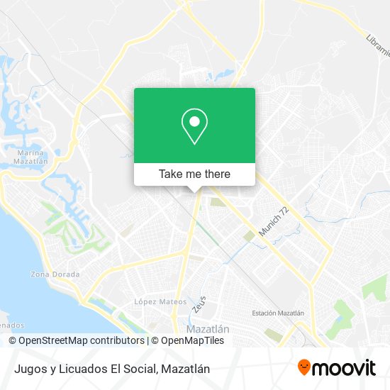 Jugos y Licuados El Social map