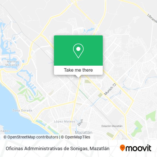 Oficinas Admministrativas de Sonigas map