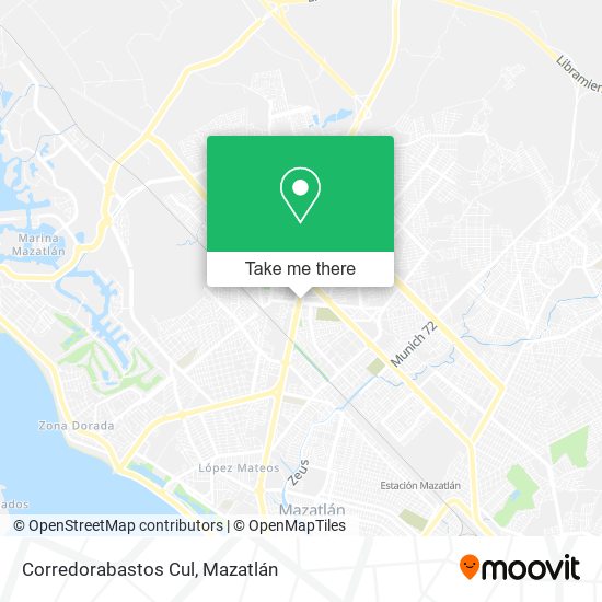 Mapa de Corredorabastos Cul