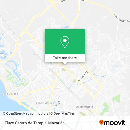 Fluye Centro de Terapia map