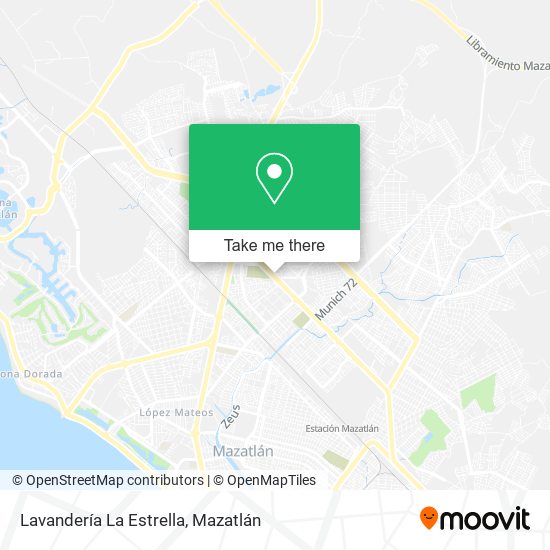 Lavandería La Estrella map
