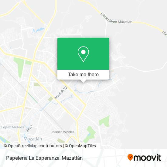 Papeleria La Esperanza map
