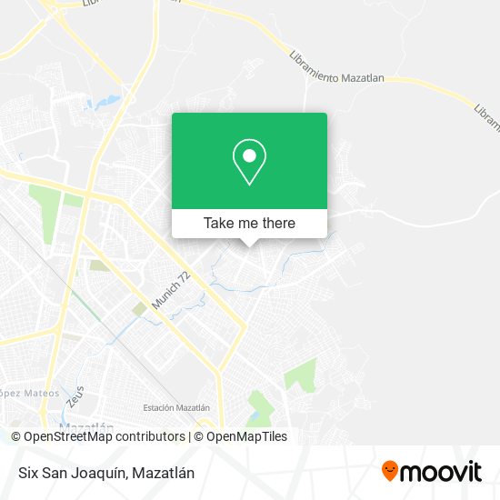 Six San Joaquín map