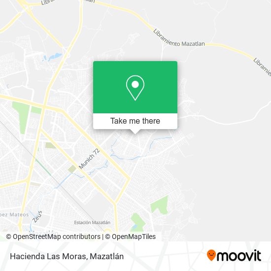 Hacienda Las Moras map