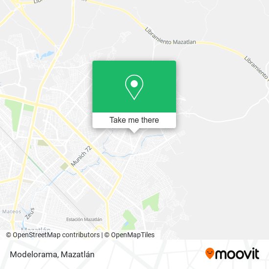 Mapa de Modelorama