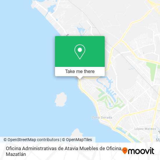 Oficina Administrativas de Atavia Muebles de Oficina map