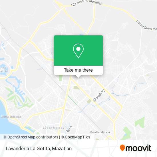 Mapa de Lavandería La Gotita