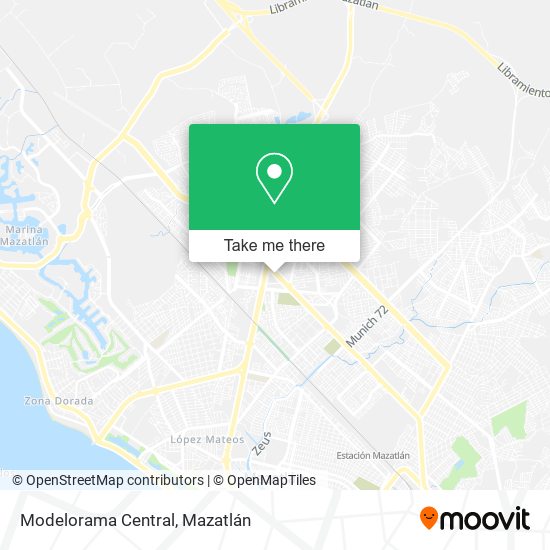 Modelorama Central map