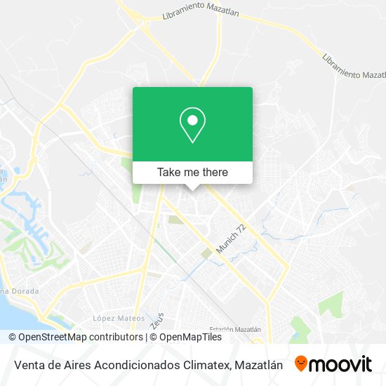 Venta de Aires Acondicionados Climatex map